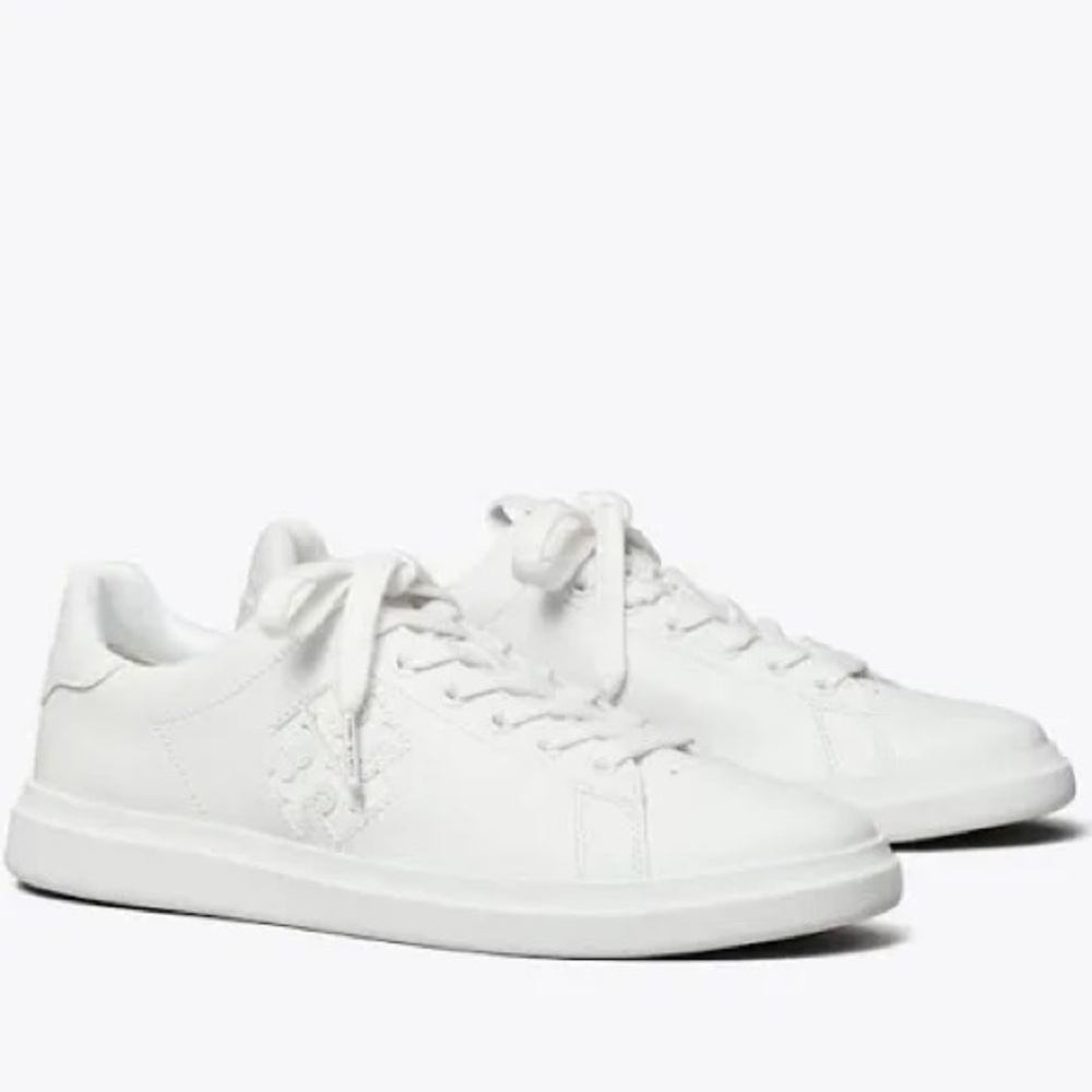 Tory Burch DOUBLE T HOWELL COURT SNEAKER - White